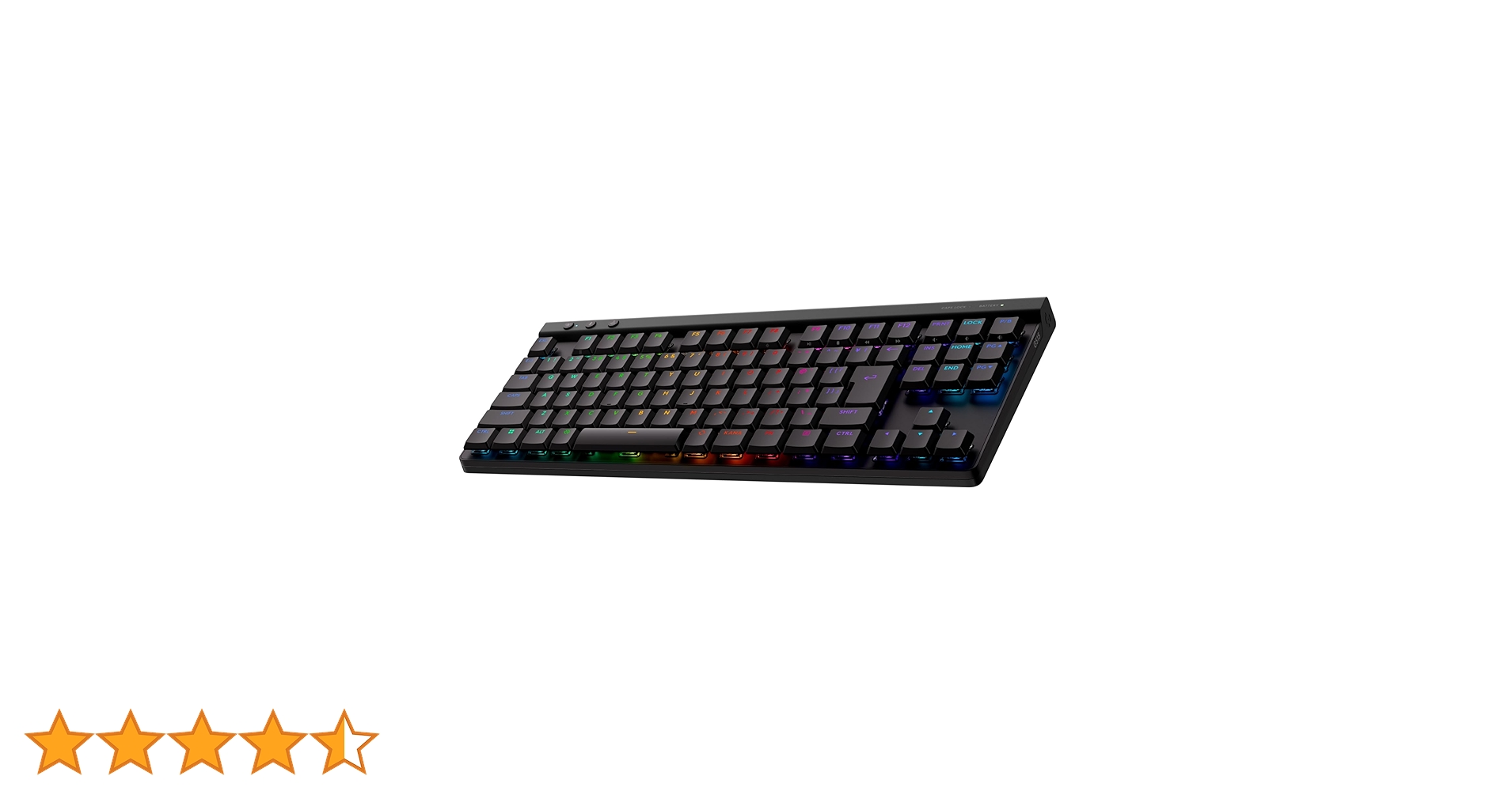 G515 LIGHTSPEED TKL ワイヤレス ゲーミングキーボード 赤軸 ゲーミングキーボード G515 LIGHTSPEED TKL(リニア) ブラック G515-WL